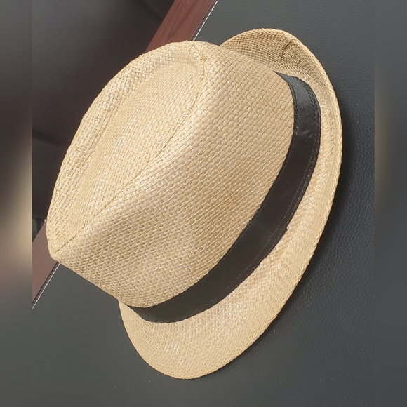 FEDORA Straw Hat Beige/tan - Picture 2 of 5